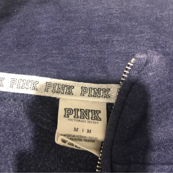 Victoria’s Secret PINK Half Zip Pullover Purple Color - Picture 5 of 10